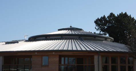 Steel cladding roof system installed by PMS Fabrications